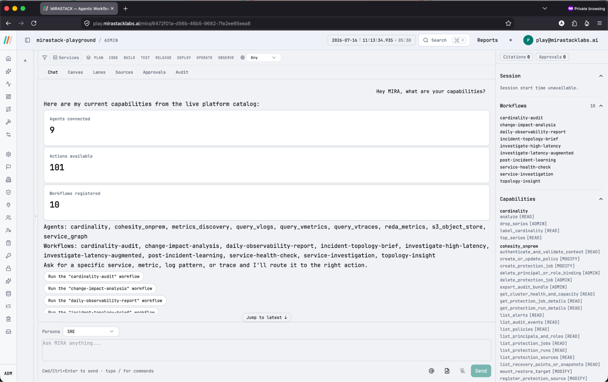 MIRA Generative UI Components